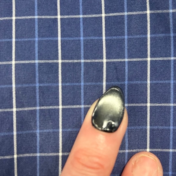 VTG Ralph Lauren Blake Button-Up Mens XL Blue Pony Cotton Windowpane Long Sleeve - Picture 15 of 16